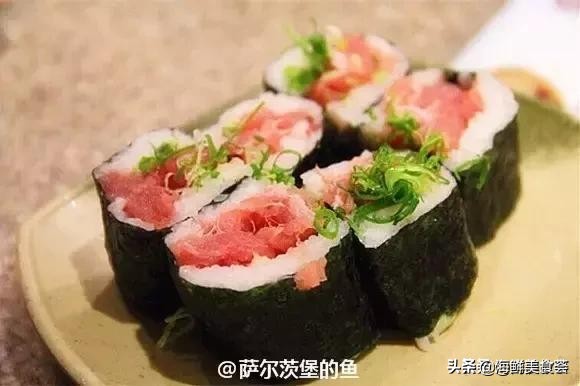 各种寿司纯鲜三文鱼刺身,日本传统寿司都用什么鱼