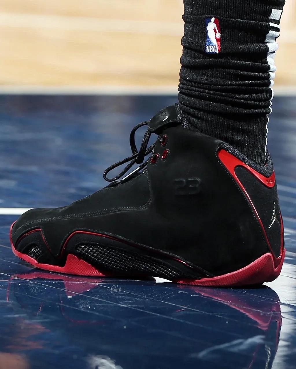 哈雷尔上脚麦迪球鞋,哈雷尔上脚球鞋aj6