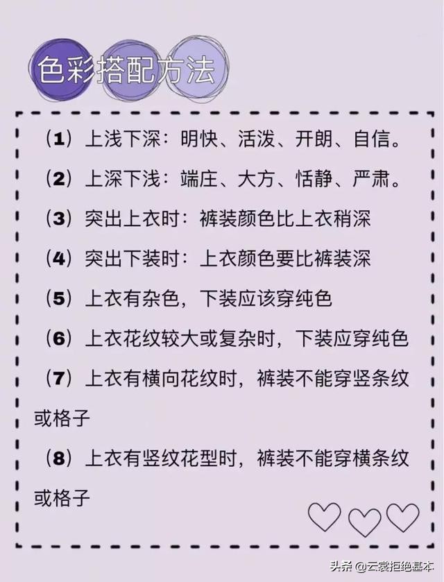 每日穿衣搭配技巧超实用,教你每日穿搭掌握穿衣搭配技巧