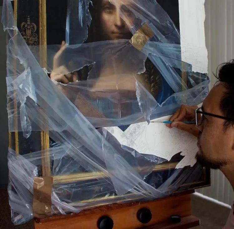 “塑料”艺术家“盗版”世界名画,明明是高仿之作,却人人称妙?