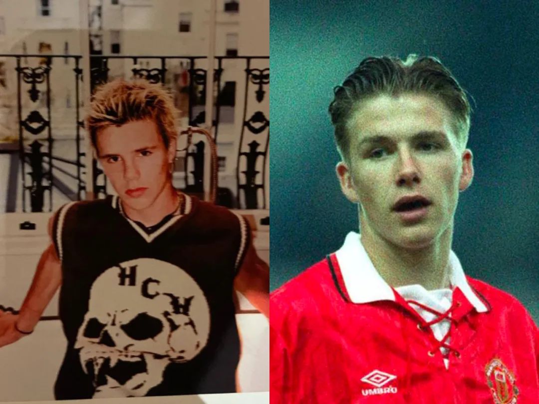 贝克汉姆和大儿子互相嫌弃,贝克汉姆小七大变样