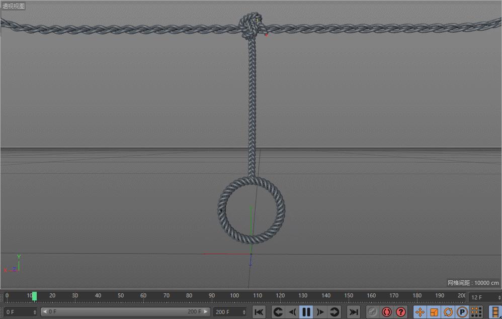c4d教程铁链,c4d轨迹动画教学视频