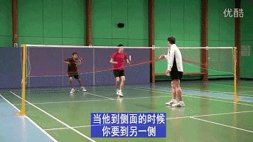李在福双打跑位,羽毛球双打跑位技巧及战术