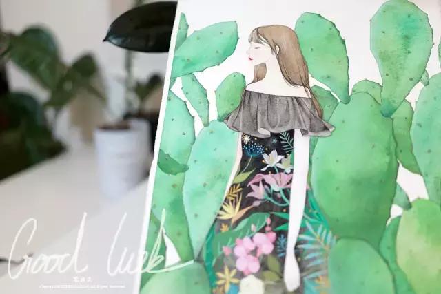 自己做ins插画卡片少女心 (少女心简单插画可爱小图案)