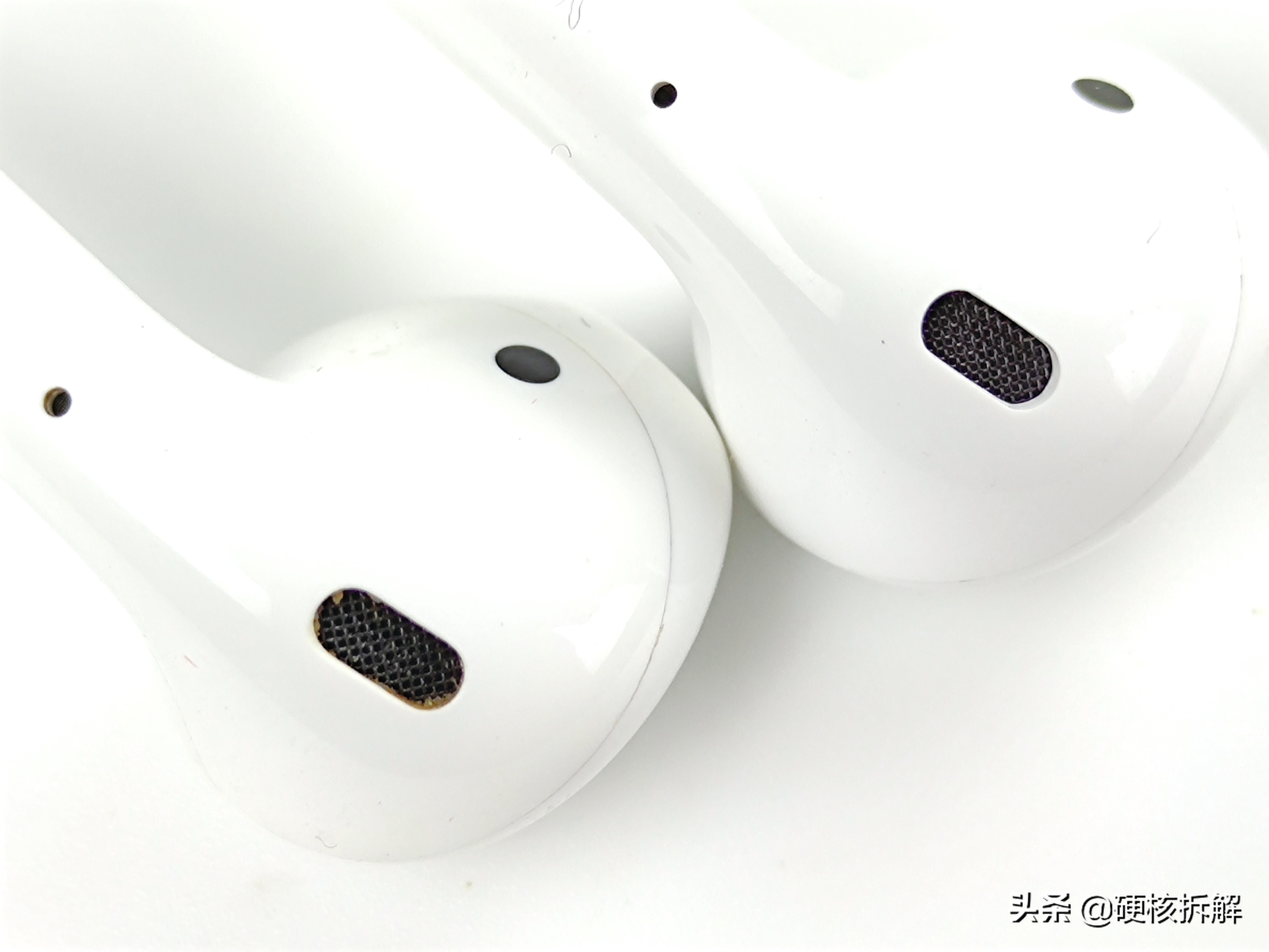 拆解苹果airpods和华强北airpods,拆解airpods耳机喇叭