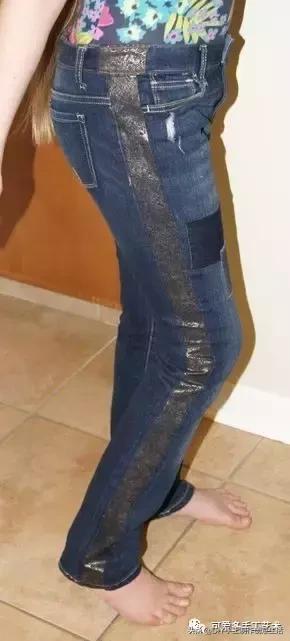 牛仔裤改造小点子,牛仔裤裤脚创意简单改造