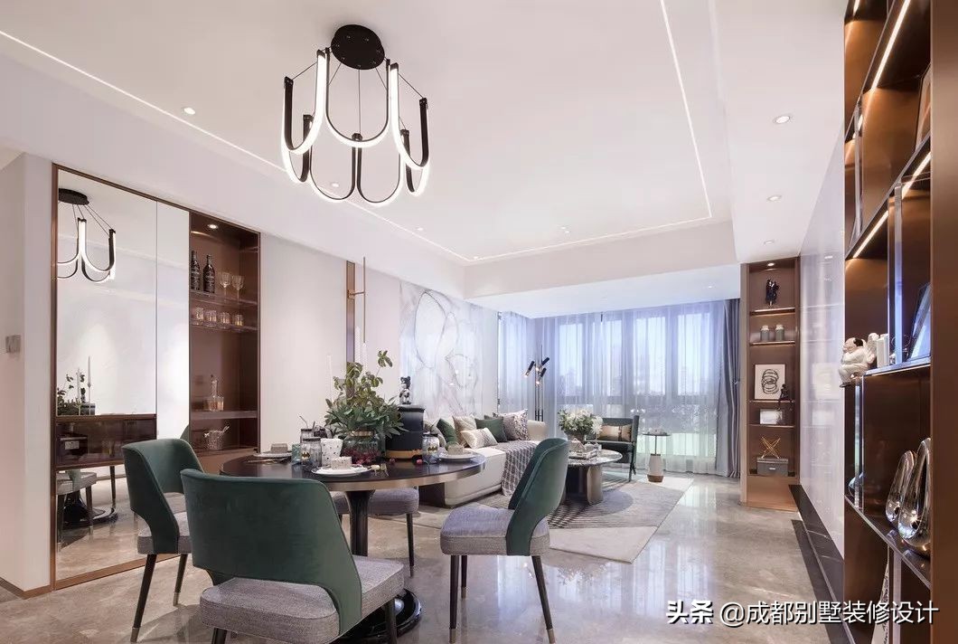 华润置地紫境137样板间,华润102平米装修效果图