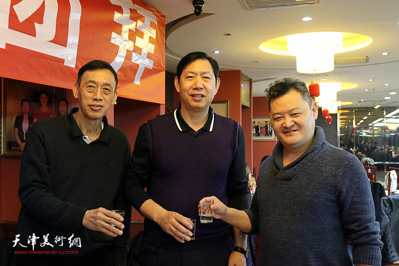 巨龙画院新春团拜活动在江泽福轩大饭店举行