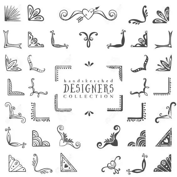 手绘画手账素材,手绘手抄账本