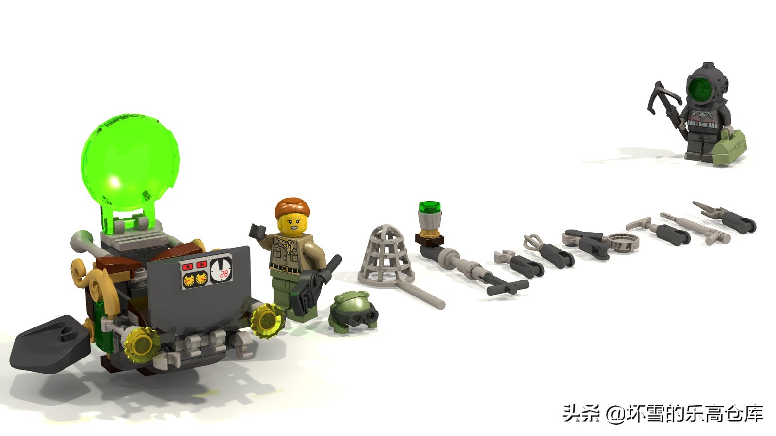 乐高搭建各个城市的地标建筑,用老乐高建造城市