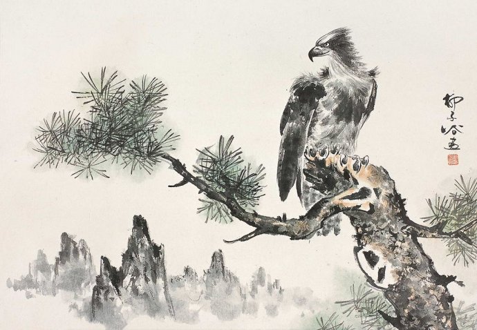 柳子谷花鸟作品大全,柳子谷花鸟精品图片