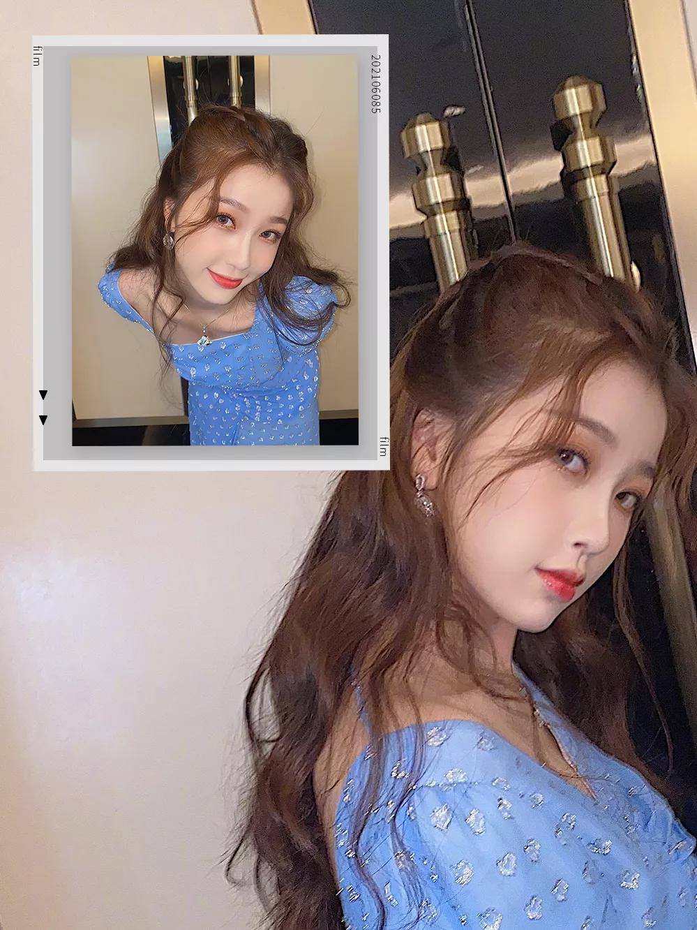 适合30-40岁圆脸减龄扎发,锁骨发型女怎么扎圆脸减龄