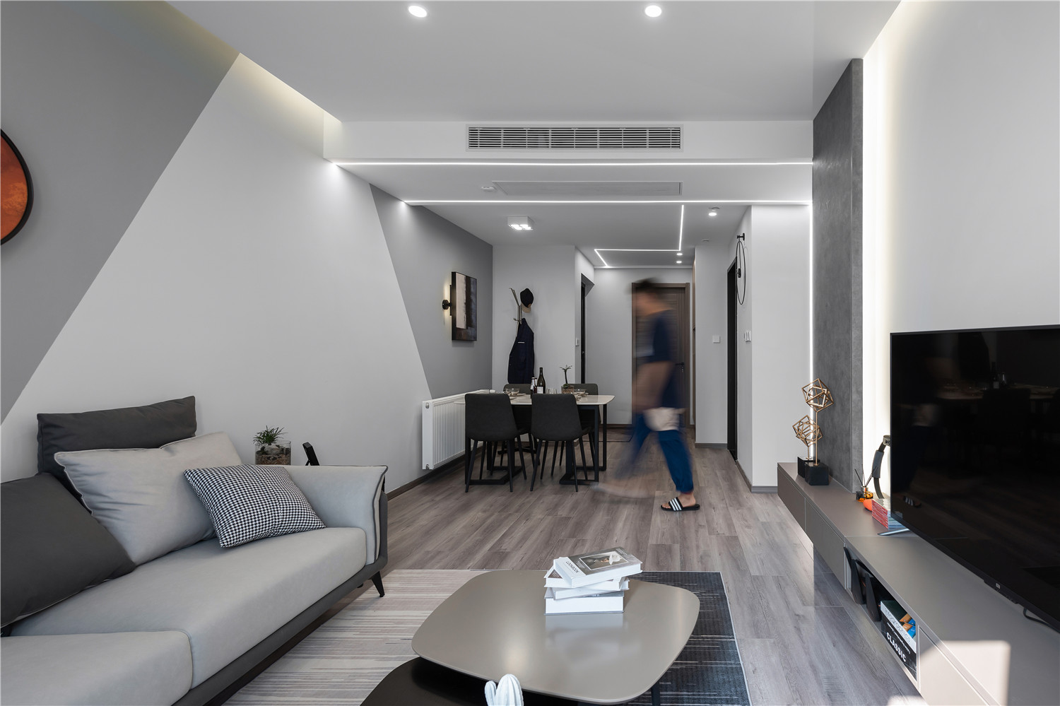 小卧室悬空电视柜效果图大全,悬空电视柜效果图大全简约风格