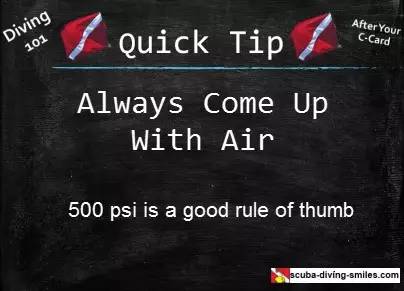 潜水遇到什么最危险,潜水氧气耗尽如何快速上升