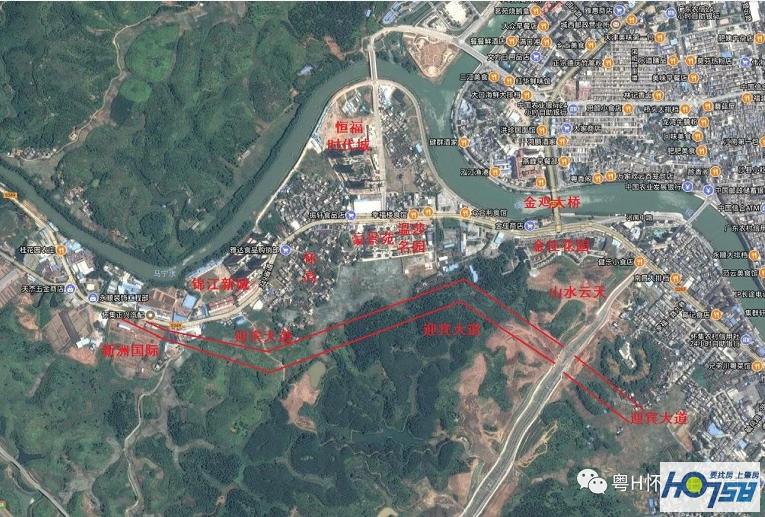怀集高铁片区3条路建成通车,怀集闸岗路通车