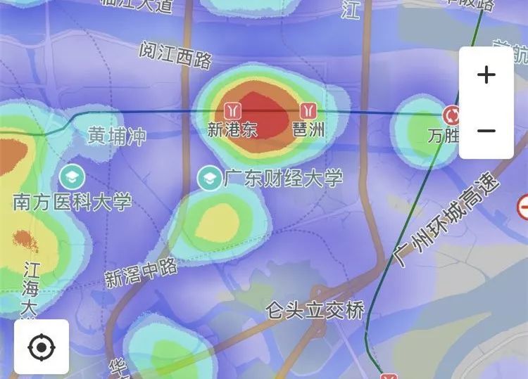 广州楼盘热力图,靠滴滴买别墅