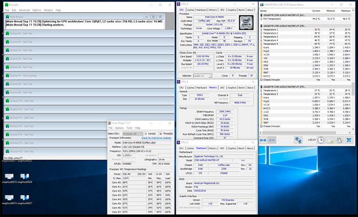 什么水冷压得住i99900k超频,i99900k华硕超频教程