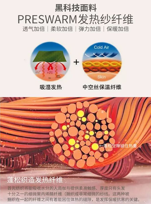 薄如丝袜的保暖内衣,薄如纱保暖内衣