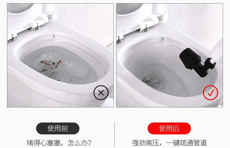 马桶堵塞一炮就通,马桶堵塞下水道一炮通