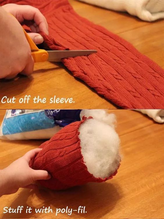 旧毛衣的妙用图片,于姐旧毛衣改造帽子的最新妙招