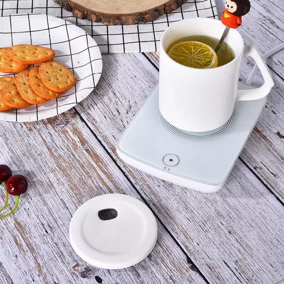 跟女神说一万句“多喝热水”，也比不上这个恒温暖杯垫！玻璃杯、瓷杯、不锈钢、牛奶盒都能使用