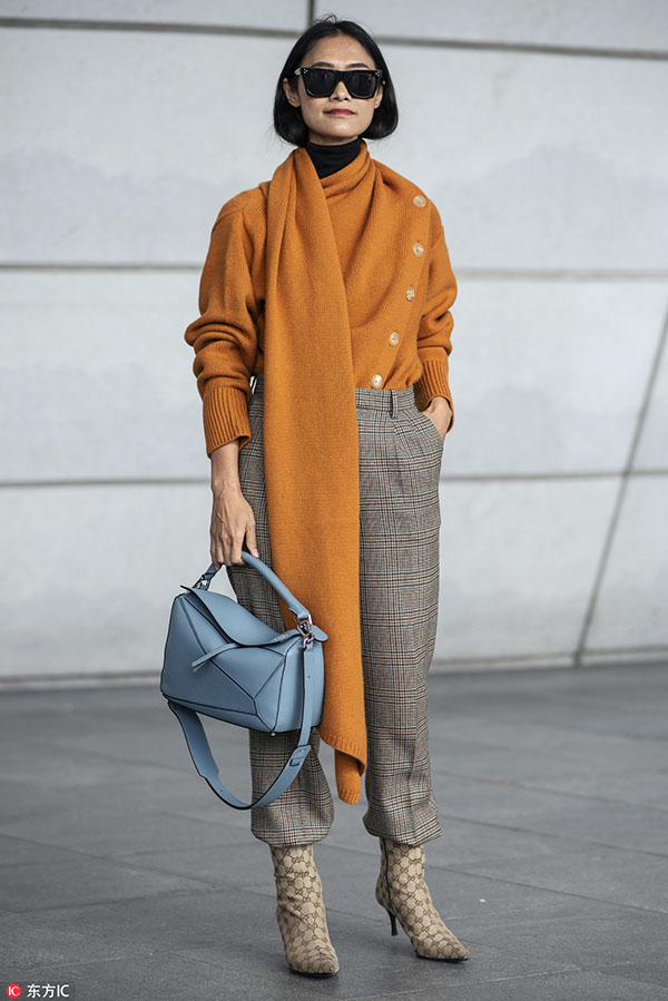 小腿粗壮穿英伦风袜靴好看嘛,最显腿细的袜靴