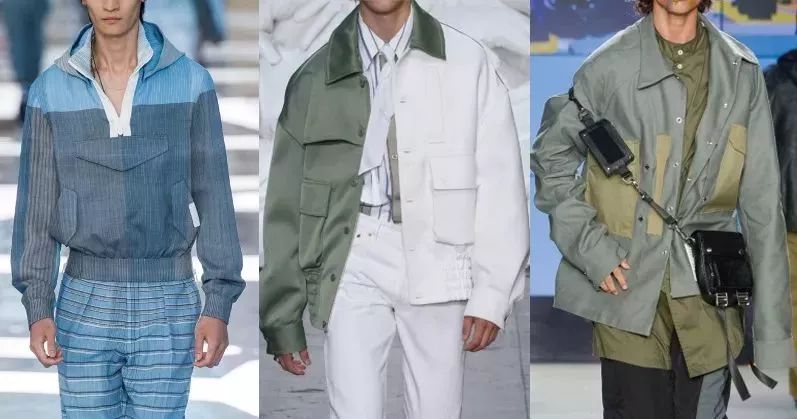 欧美2022春夏服装流行趋势男装,休闲风格男装衬衫流行趋势
