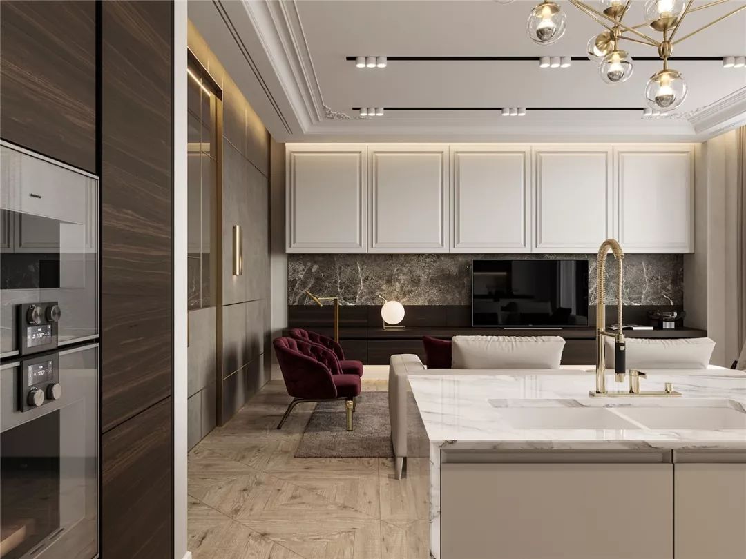 现代简约风在奢华中自由游走，这样的家谁不爱？