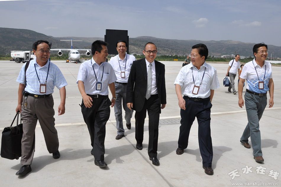 天水机场2008年9月28日通航,天水机场的历史