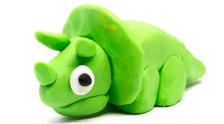 彩泥豌豆宝宝,大米彩泥作品