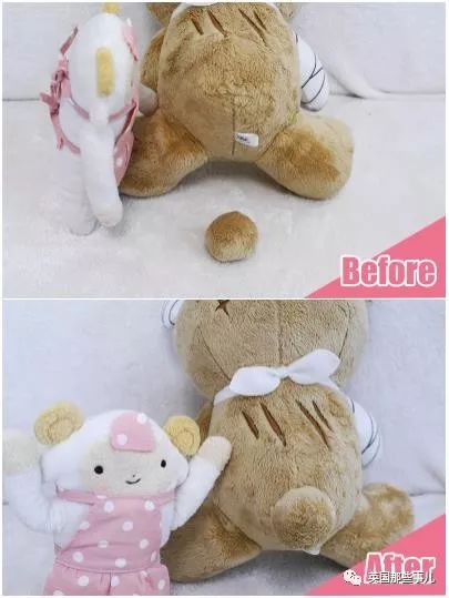 看到陪伴自己长大的玩偶获得重生，大概真的会开心到流泪吧