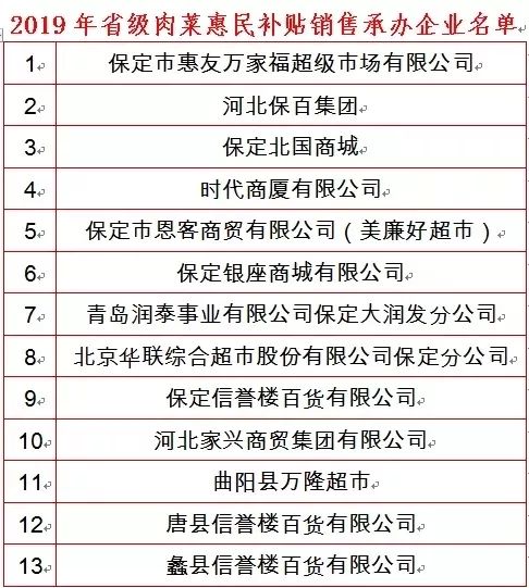 河北省惠民补贴发放通知,河北省惠民补贴地点