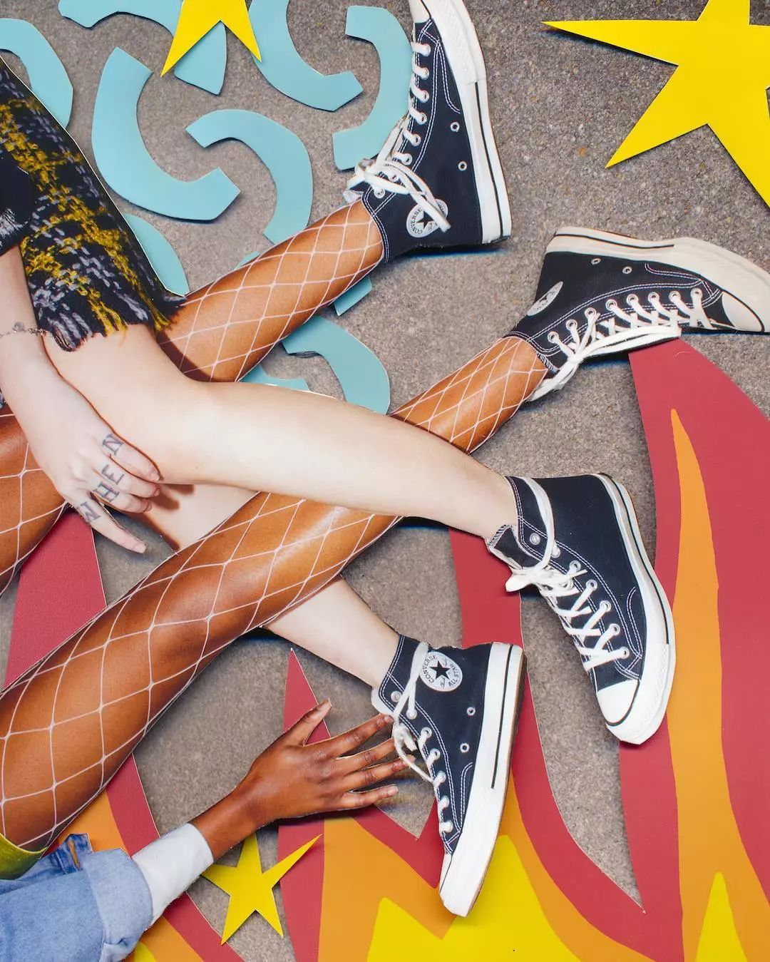 匡威亮橙欧阳娜娜,欧阳娜娜匡威经典款