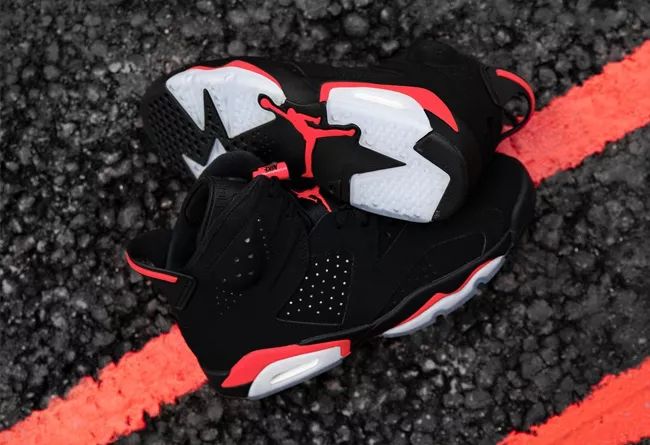 aj6黑红纯原对比,aj6黑红与黑绿对比