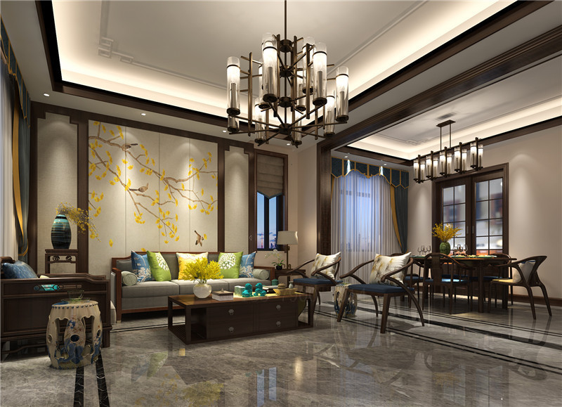 160平方房子纯中式装修风格,140平米小户型中式装修效果图