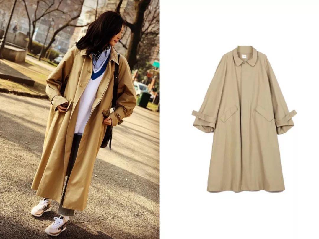 江疏影穿搭日常,照片中的江疏影身穿拼接格子衬衫