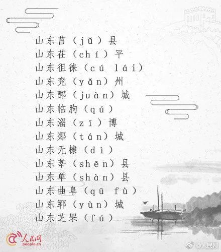 最容易读错的120个地名,一读就错的地名大全集