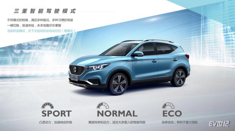 名爵ezs高速百公里能耗19度电,名爵ezs纯电动的配置