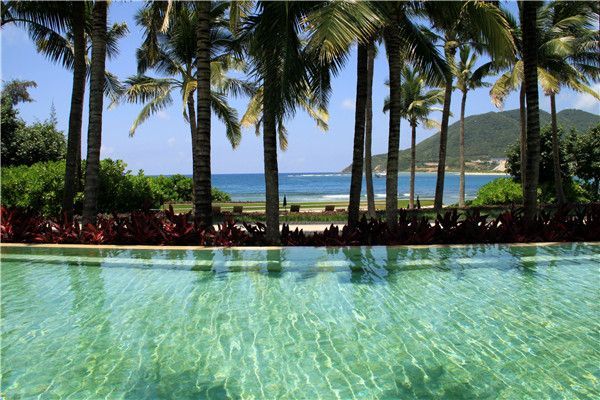 三亚半山半岛洲际水景房,洲际酒店水景房