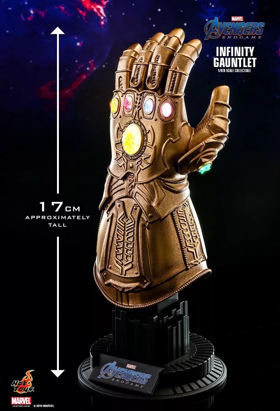 hottoys灭霸无限手套1:4,灭霸的无限手套开箱视频