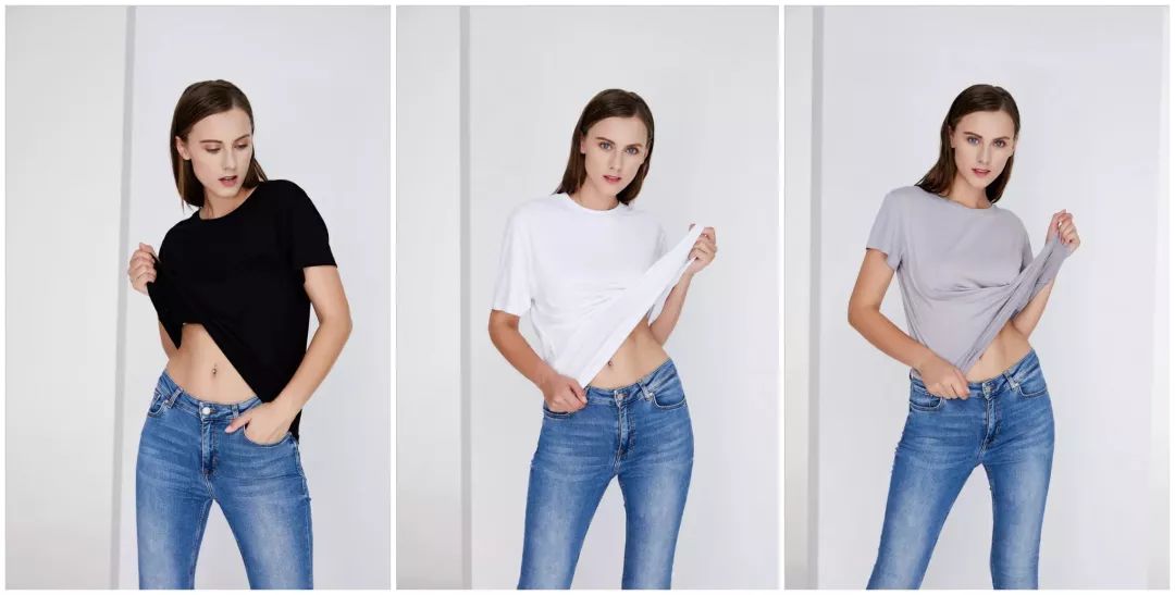 白t打底推荐显瘦秋,好看的白t显瘦又百搭