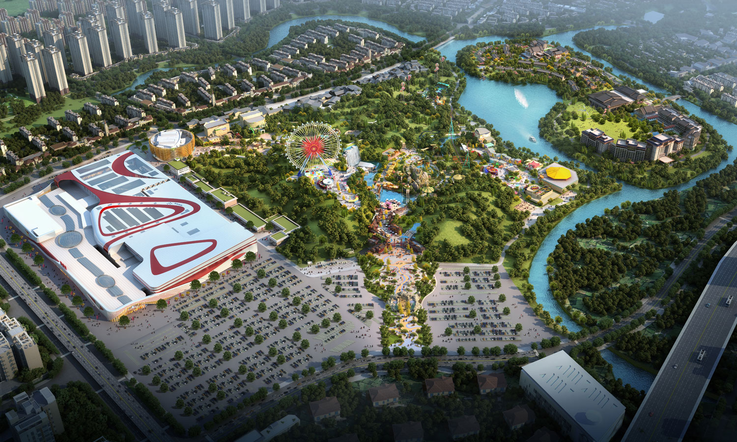 重庆融创文化旅游城,融创文旅打造的欢乐场景