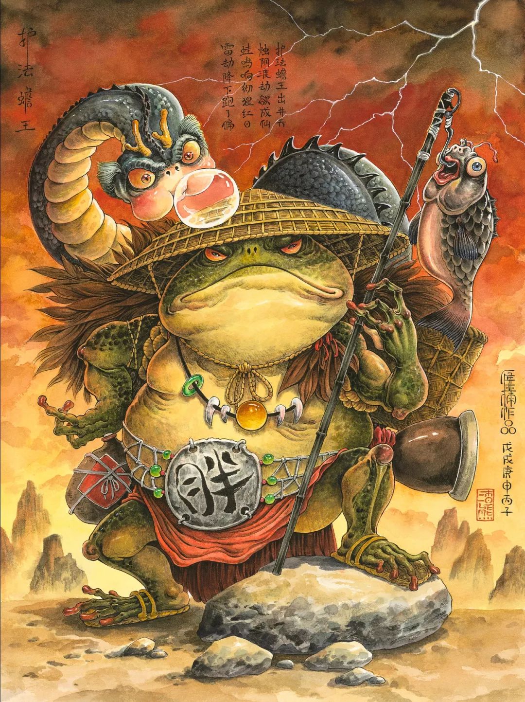 太震撼了！85后帅哥笔下的鬼神世界，迷倒了上万人......