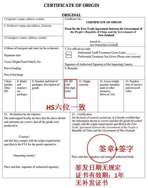 非优惠原产地证填制规则,海关进口原产地证填制规范