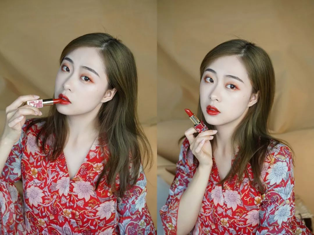 颐和园口红三款,章若楠口红镜面唇釉