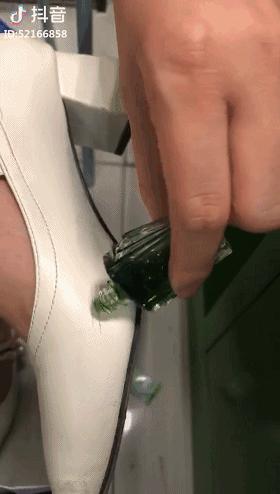 风油精滴在鞋子上的印记怎么除去,小妙招风油精除鞋臭