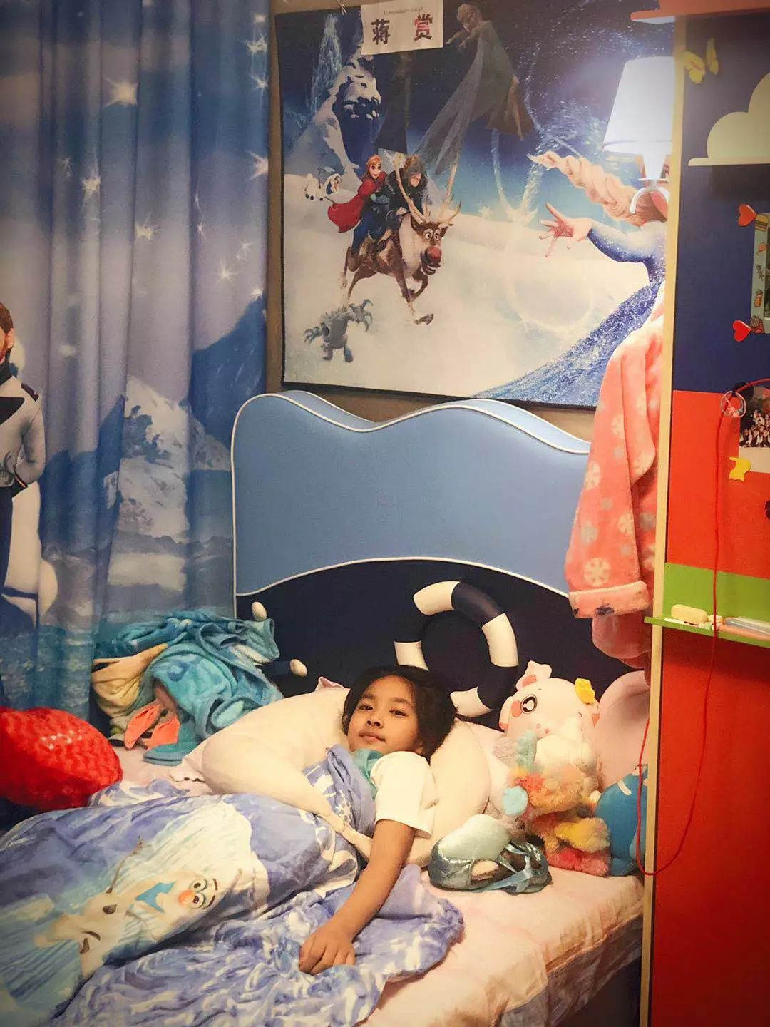 冰雪奇缘主题的儿童房,冰雪奇缘主题儿童房