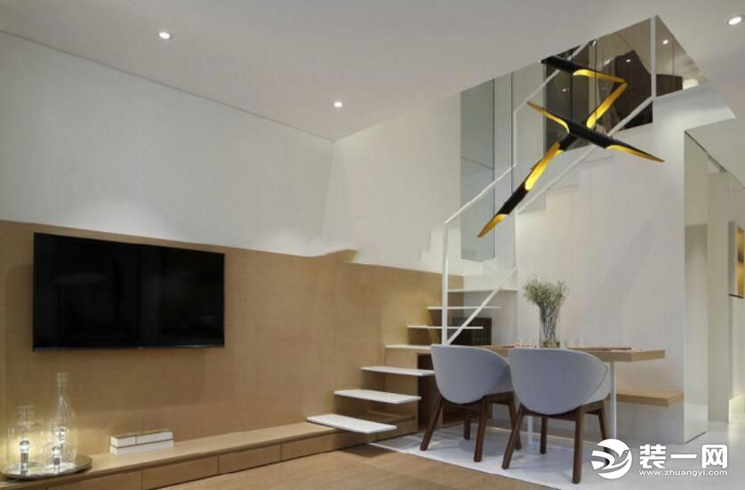 20-30平loft装修效果图,60平米层高4.5米loft装修效果图