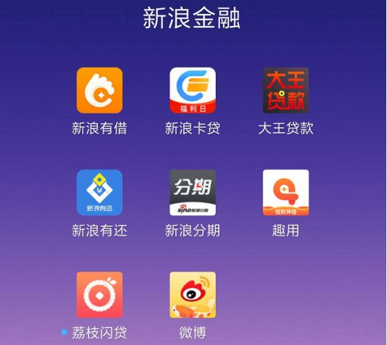 新浪互金版图浮出水面：3家P2P平台，7个现金贷APP，曾为714高炮导流