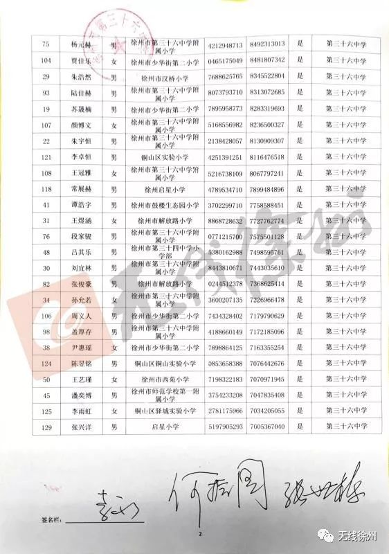 撷秀中学派位直播,撷秀二次摇号录取名单